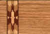 Maple, bubinga, cherry, soft maple inlay on Oak
