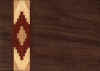 walnut plaque with hardwood inlay